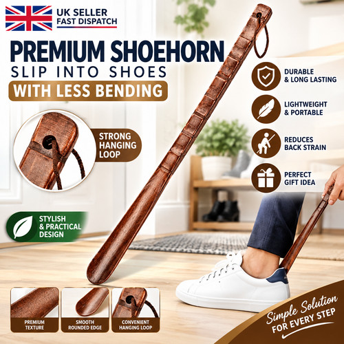 Extra long wooden - wooden, horn
