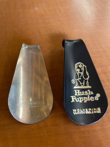 Vintage shoe horns - vintage, plastic